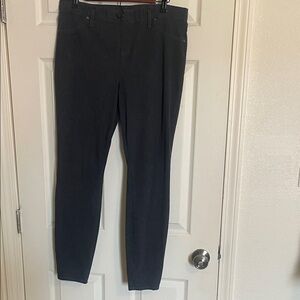 Charcoal/blue Slim Fit Pants